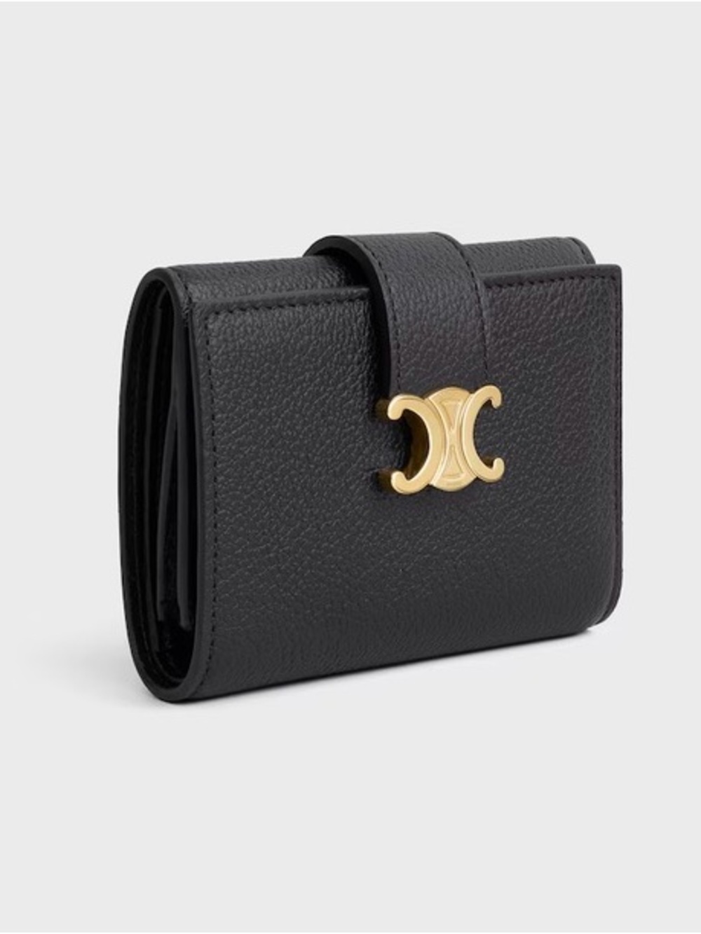 NWOT Celine Black Leather Fine Strap Wallet Nino in Supple Grained Calfskin - Picture 9 of 9